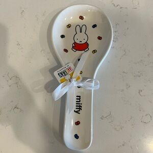 Miffy White Ceramic Spoon Rest